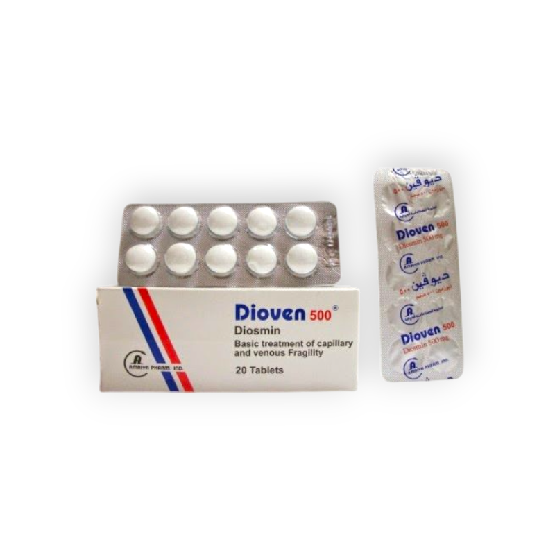 DIOVEN 500 MG 20 TABLET