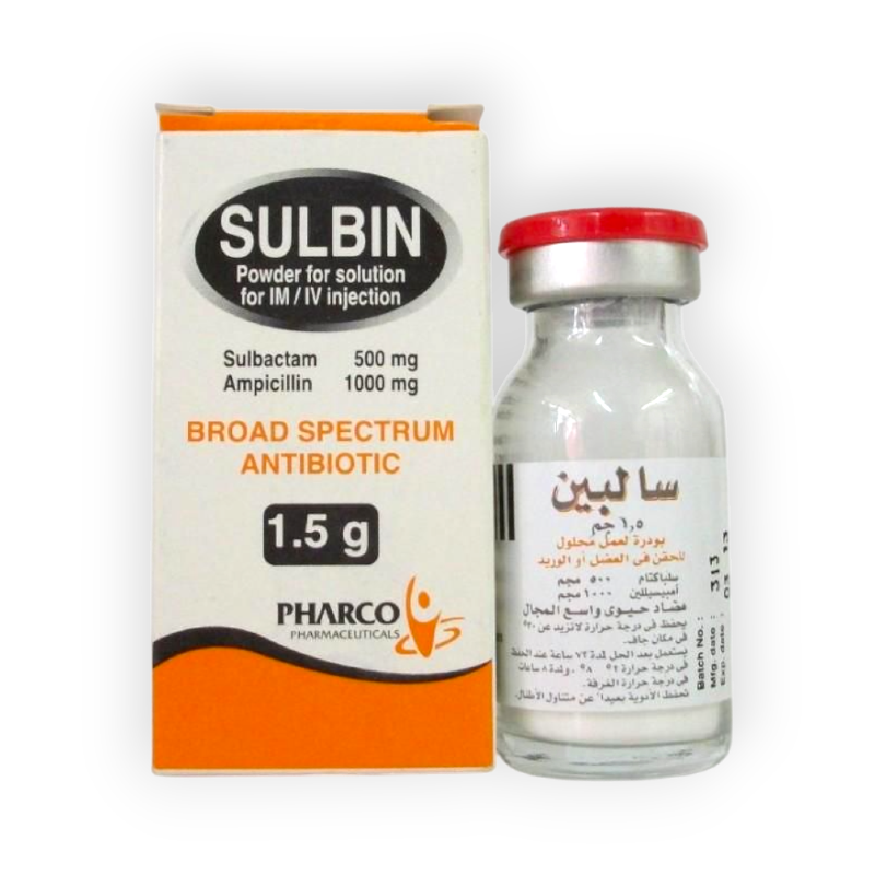 SULBIN 1.5 GM IM / IV  VIAL