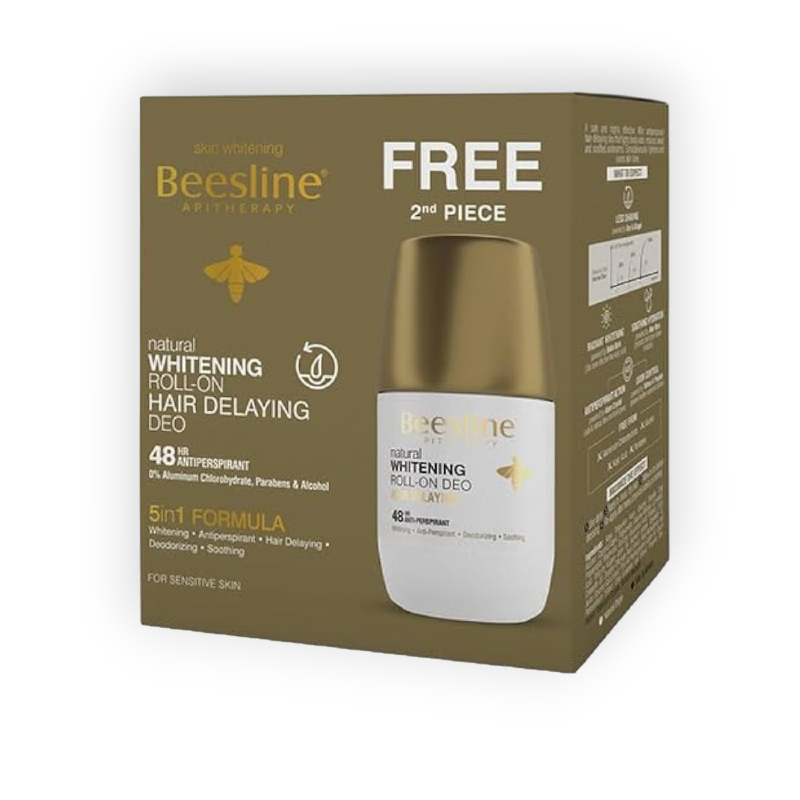 BEESLINE WHITENING ROLL ON (HAIR DELAYING) 1+1 50ML
