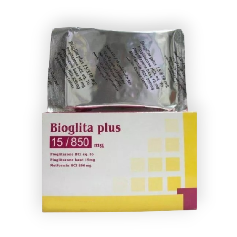 BIOGLITA PLUS 15 850  MG  30 TAB