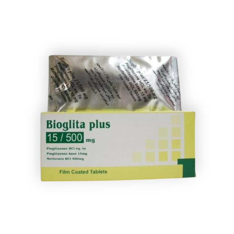 BIOGLITA PLUS 15 500  MG 30TAB