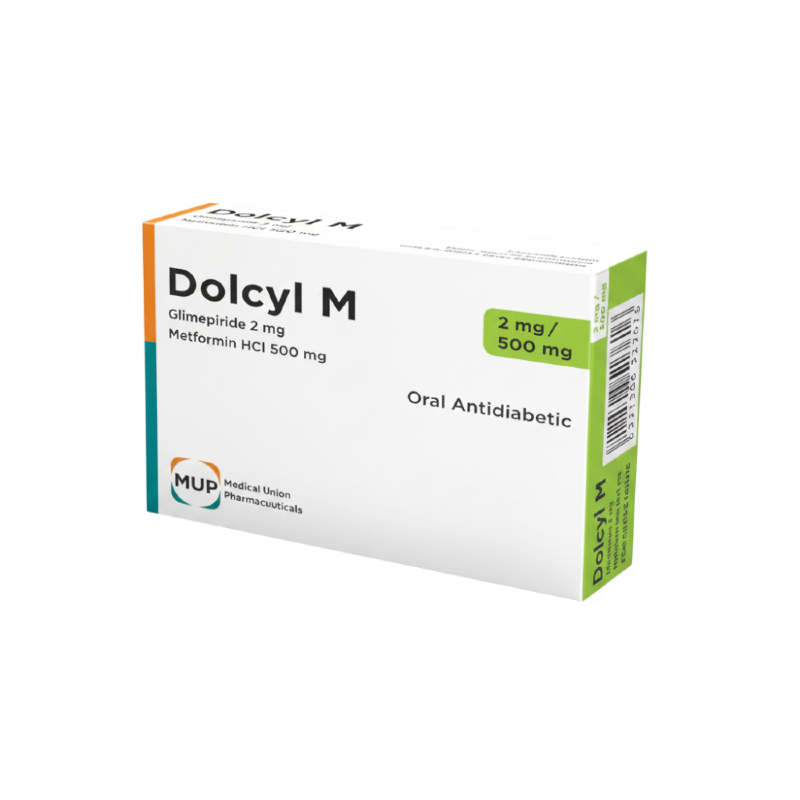 DOLCYL M 2MG/500MG 20 TABLET