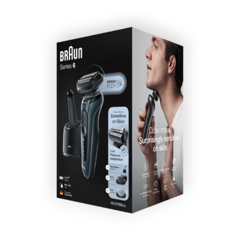 BRAUN SERIES 6 SENSO FLEX SENSITIVE ON SKIN N7650