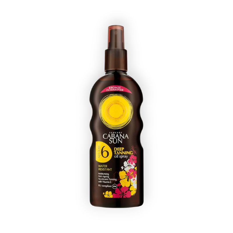 CABANA SUN DEEP TANNING OIL SPF6 SPRAY 200ML