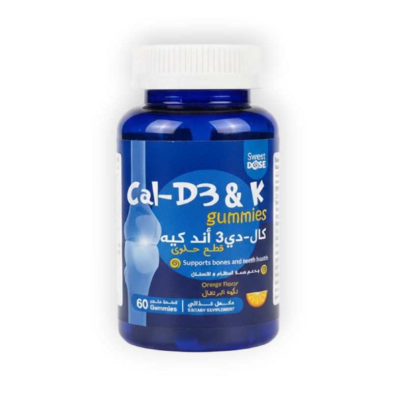 CAL D3 & K  60 GUMMIES (SWEET DOSE)