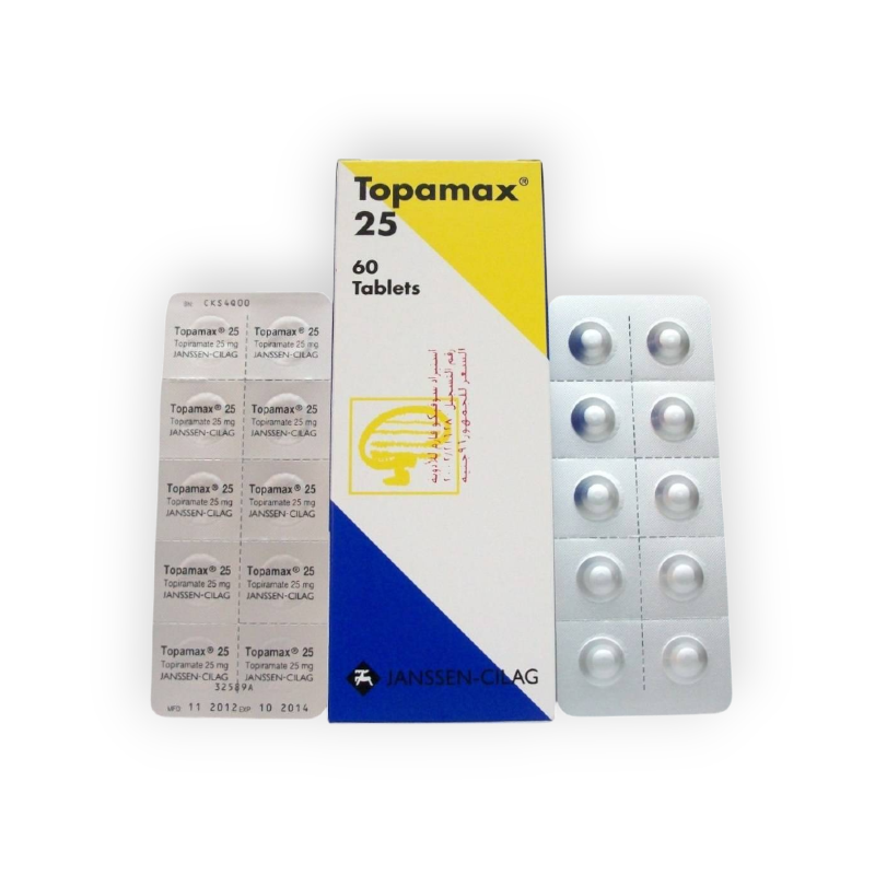 TOPAMAX 25 MG 60 TABLET