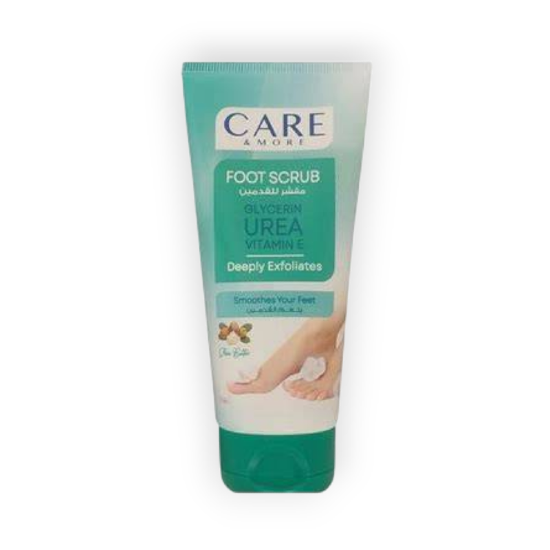 CARE MORE FOOT SCRUB GLYCERIN UREA (SHEA BUTTER) 100ML