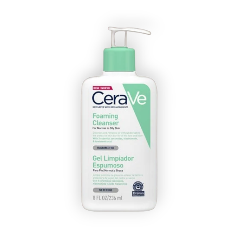 CERAVE FOAMING CLEANSER GEL(NORMAL -OILY)236ML