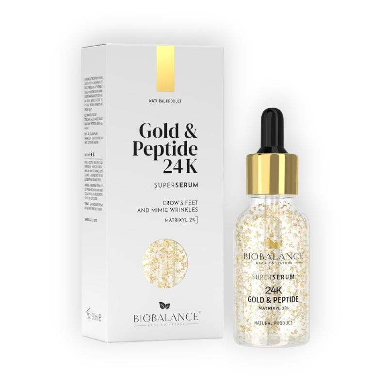 BIO BALANCE GOLD&PEPTIDE 24K SERUM 30ML