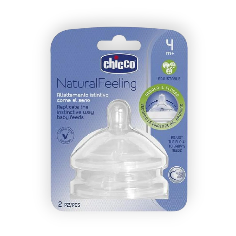 CHICOO NATURAL FEELING +4M 2PC (08247) حلمه