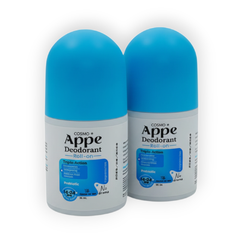 COSMO APPE DEOD ROLL ON (FRAGRANCE FREE) 1+1 60ML
