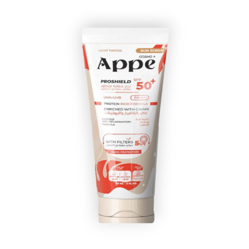 COSMO APPE SUN SCREEN LIGHT TINTED SPF50+ 60ML