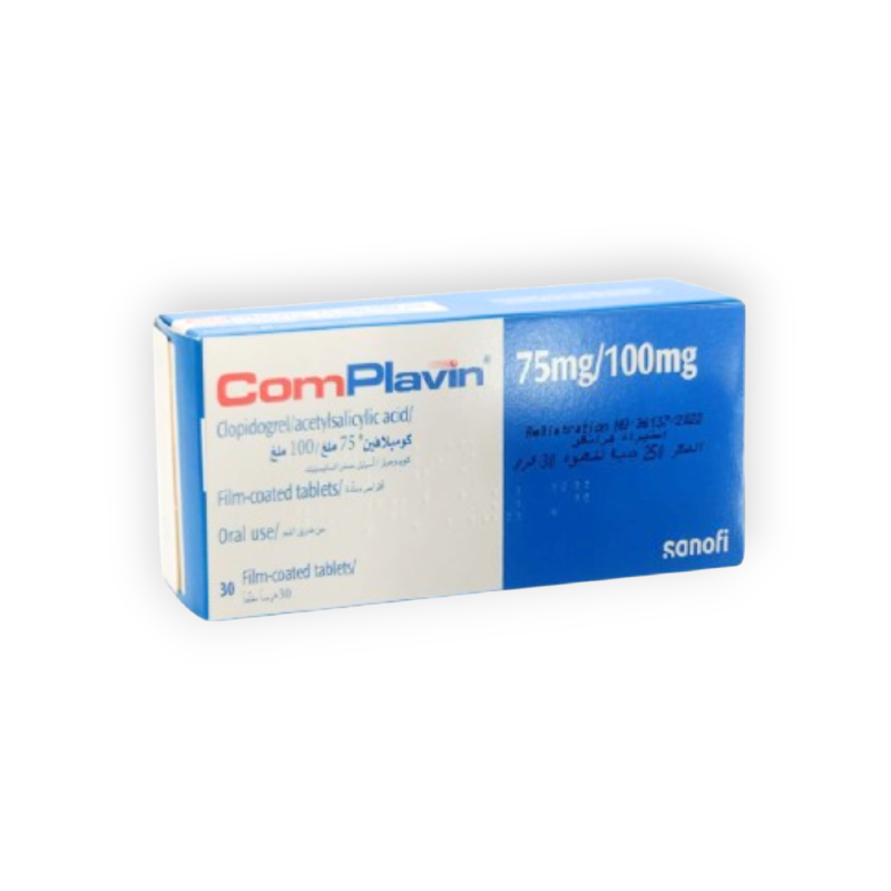 COMPLAVIN 75 MG 100 MG 30 CAP سعر جدسد