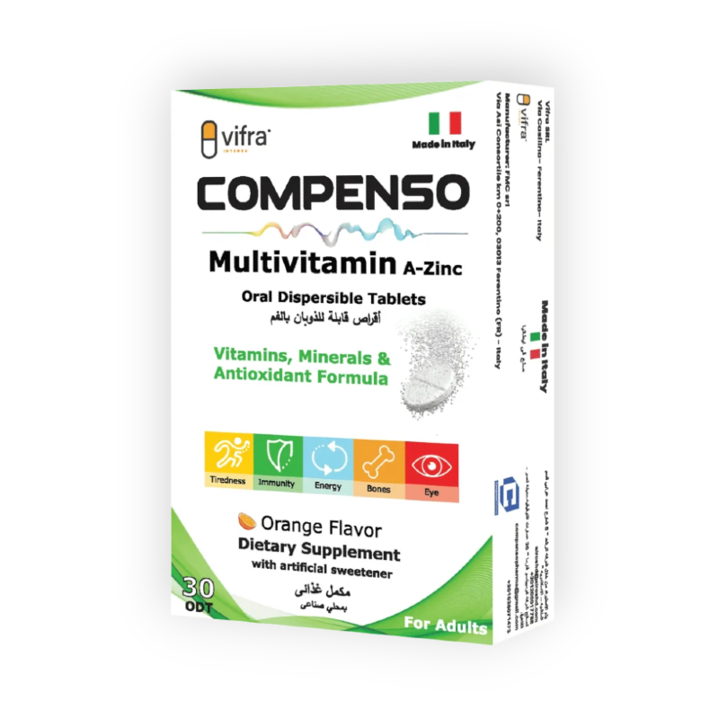 COMPENSO MULTIVITAMIN A- ZINC 30 ODT