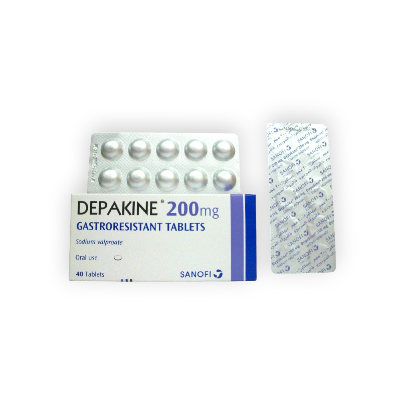 DEPAKINE 200 MG 40 TABLET