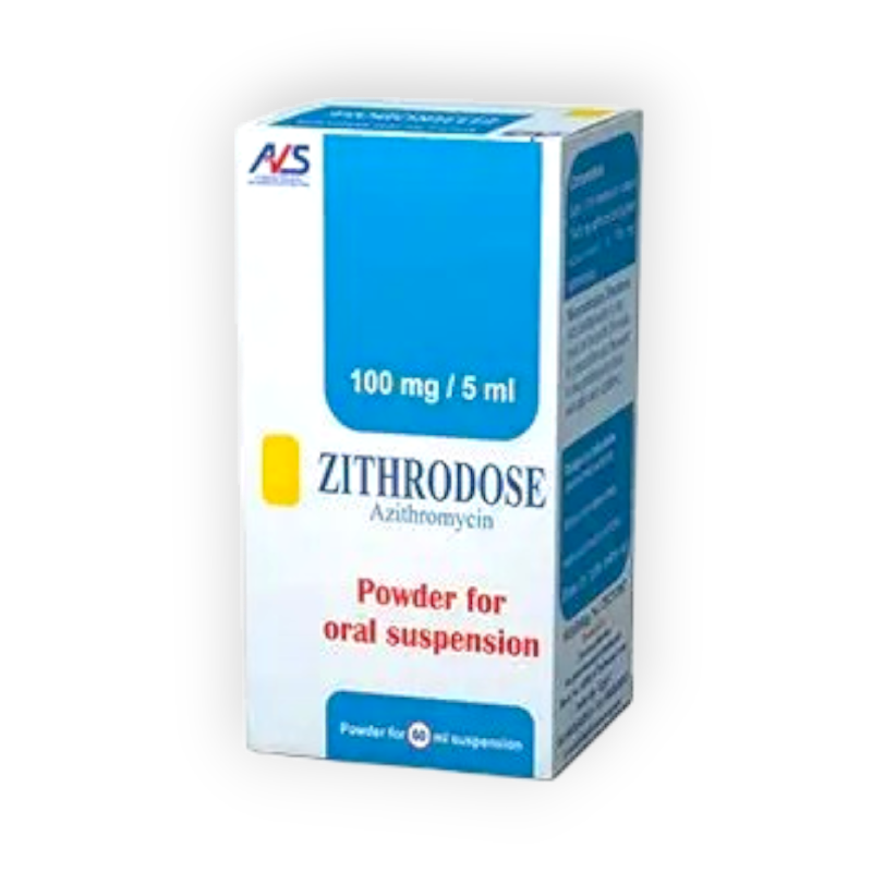 ZITHRODOSE 100 MG/5 ML SUSPENTION 60 ML