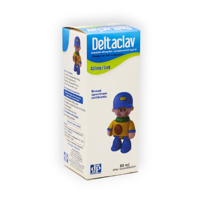 DELTACLAV 457MG SUSP 80 ML (سعر جديد)