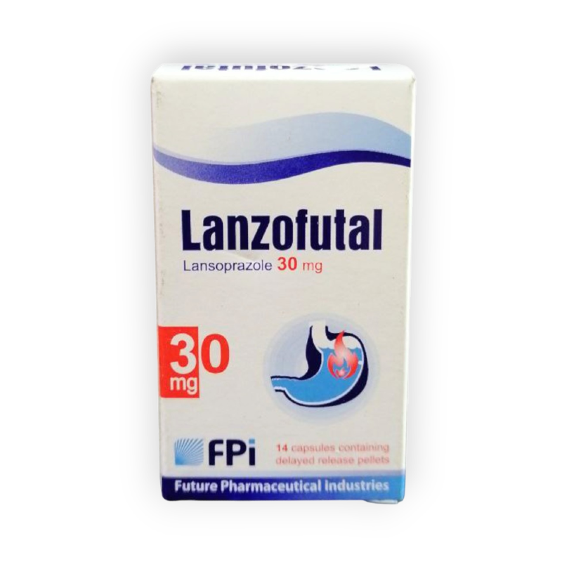 LANZOFUTAL 30 MG 14 CAPSULES