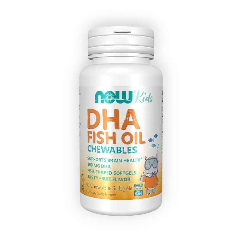 DHA FISH OIL CHEWABLES 60 SOFTGELS NOW