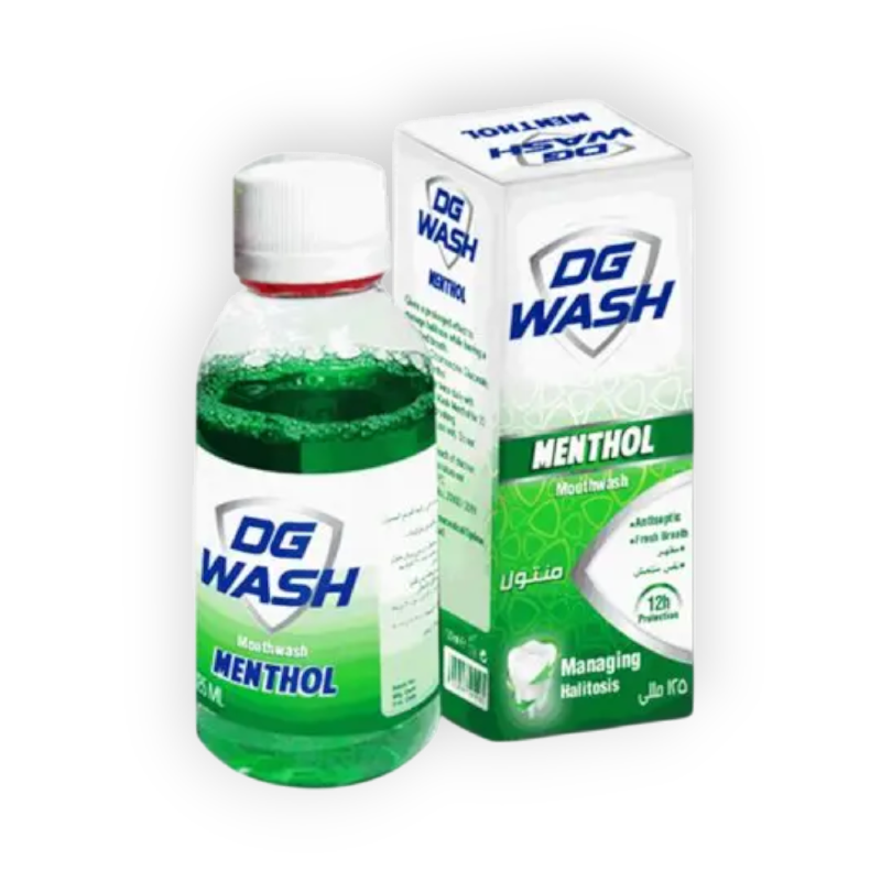 DG-WASH MOUTH WASH 125ML MENTHOL