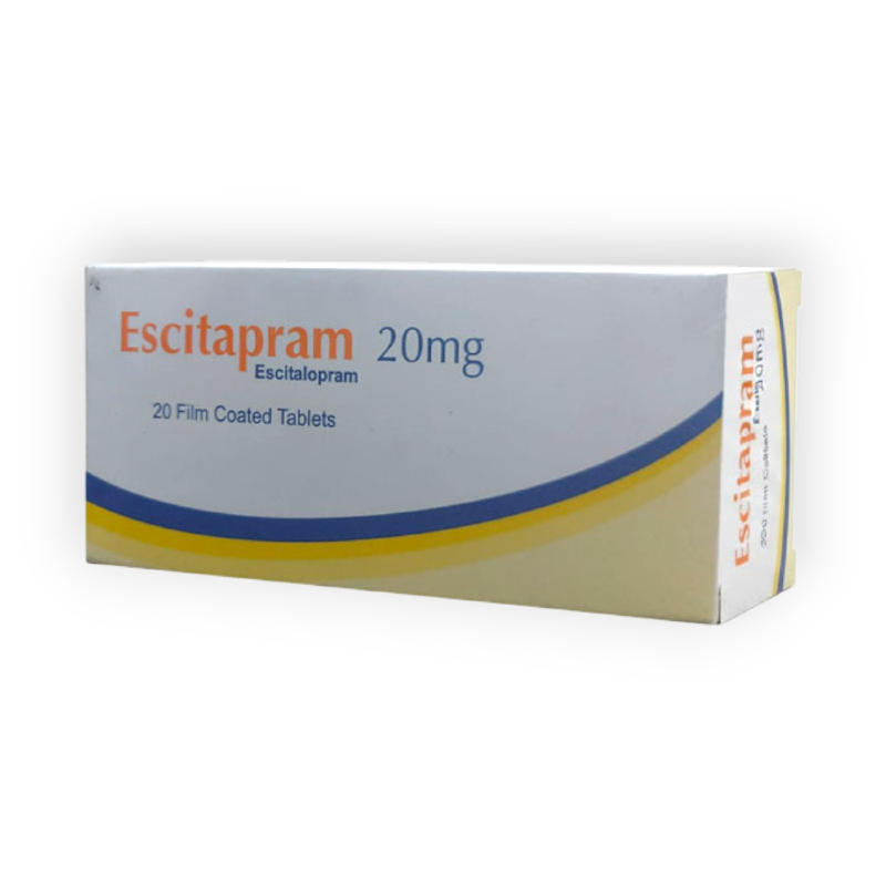 ESCITAPRAM 20 MG 20 TAB