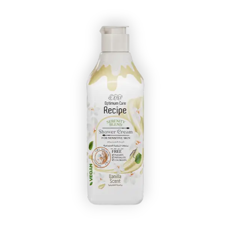 EVA RECIPE VANILLA SCENT SHOWER CREAM 370ML
