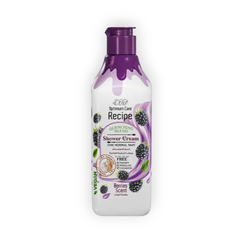 EVA RECIPE BERRIES SCENT SHOWER CREAM 370ML