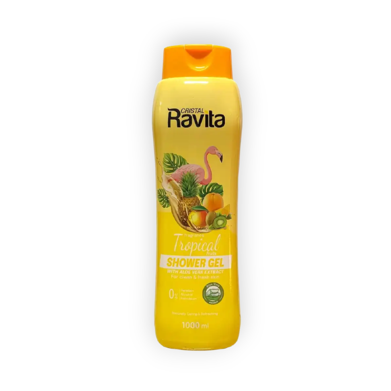 CRISTAL RAVITA TROPICAL SHOWER GEL1000ML