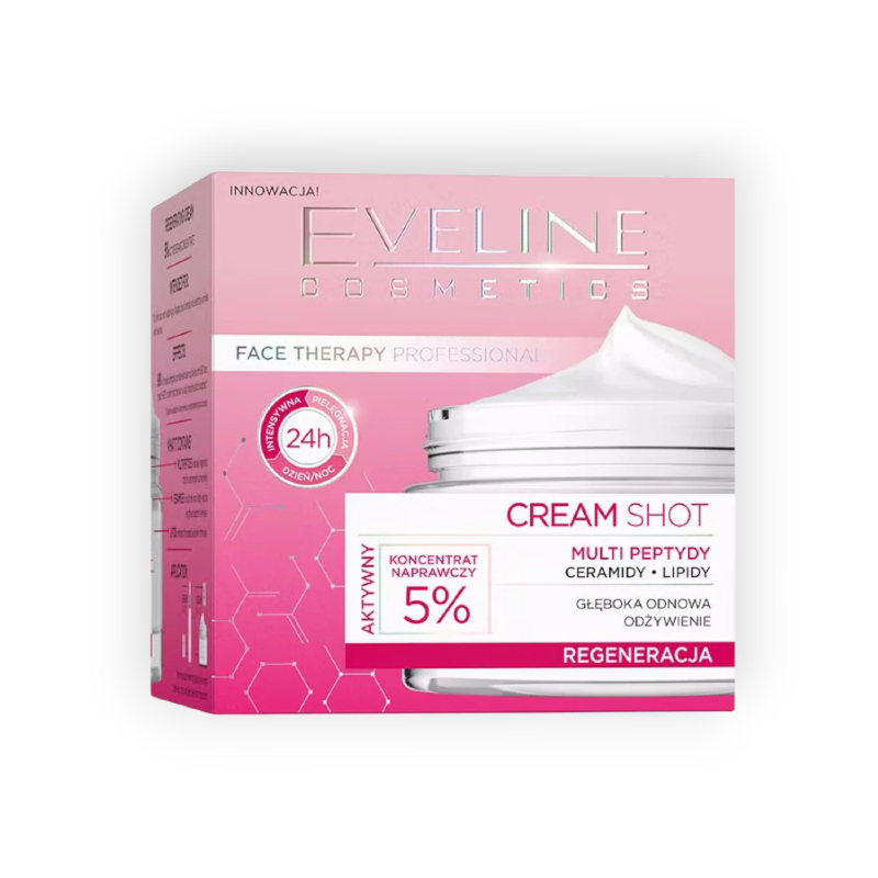EVELINE CREAM SHOT MULTI PEPTIDES REGENERATION 50ML