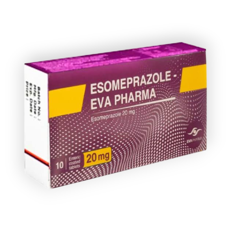 ESOMEPRAZOLE EVA 20 MG 10 TAB