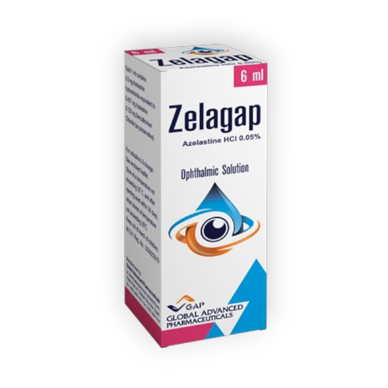 ZELAGAP 0.05% EYE DROPS 6 ML