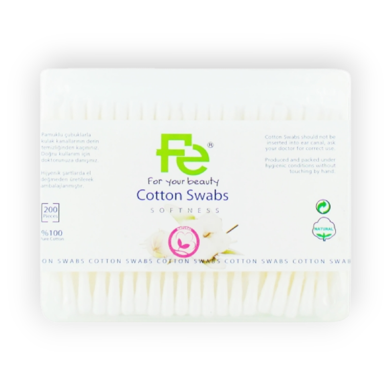 FE COTTON SWABS (200 PCS) مربع