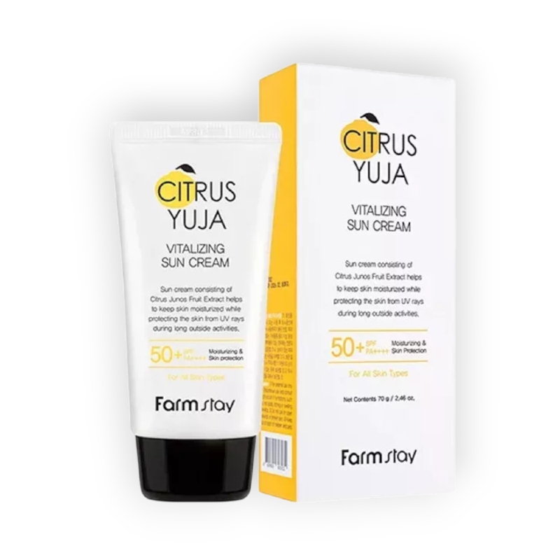 FARM STAY CITRUS YUJA VITALIZING SUN CREAM SPF50 70G
