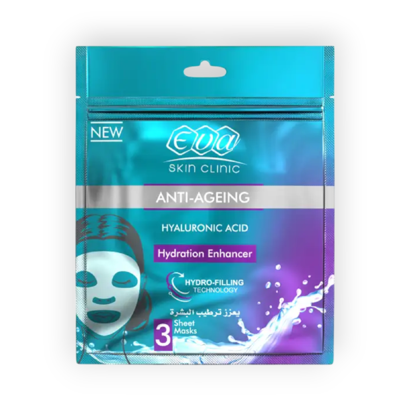EVA SKIN CLINIC HYALURONIC ACID MASK 3SHEET