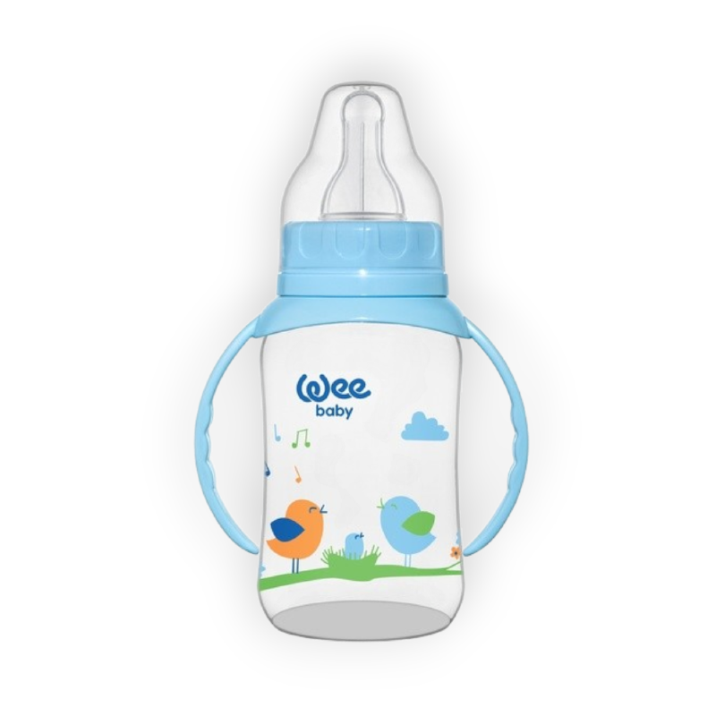 WEE BABY CLASSIC PP FEEDING BOTTLE WITH GRIP 6-18M 150ML (744)