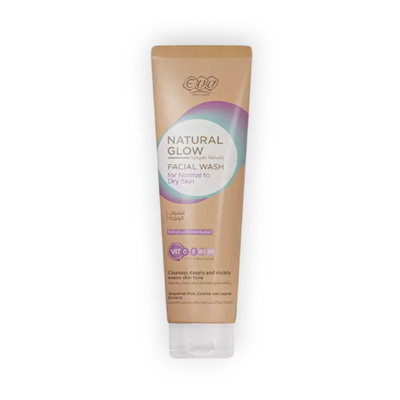 EVA SKIN CARE NATURAL GLOW FACIAL WASH (NOR TO DRY) 100ML