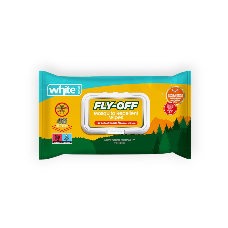 WHITE FLY OFF 48 WIPES