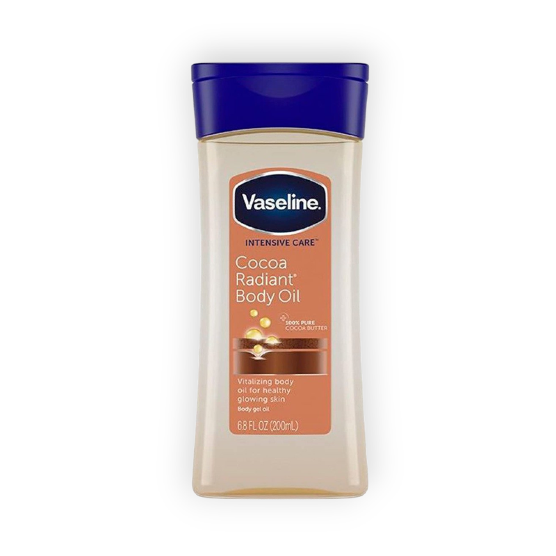 VASELINE COCOA  RADIANT BODY OIL 200ML