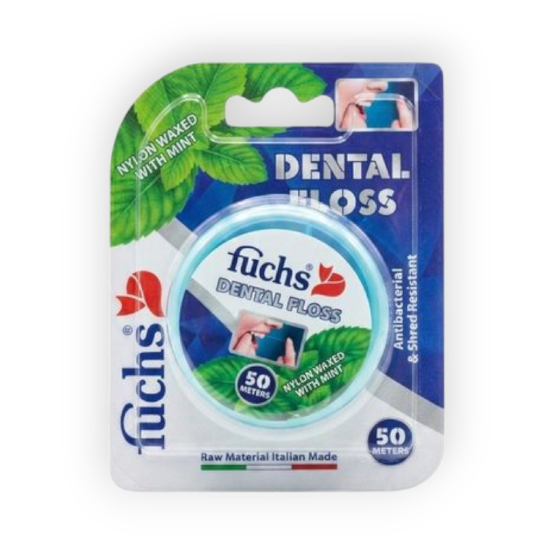 FUCHS DENTAL FLOSS  50M (WAXED WITH MINT)