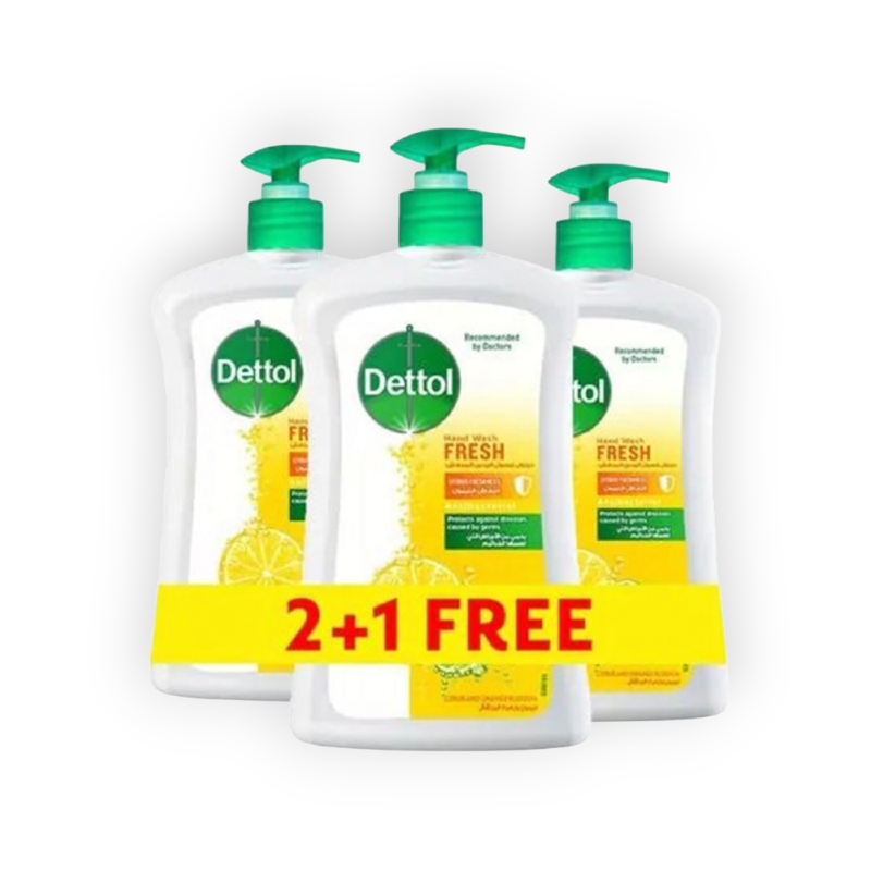 DETTOL HAND WASH (FRESH) (2+1) 200ML OFFER