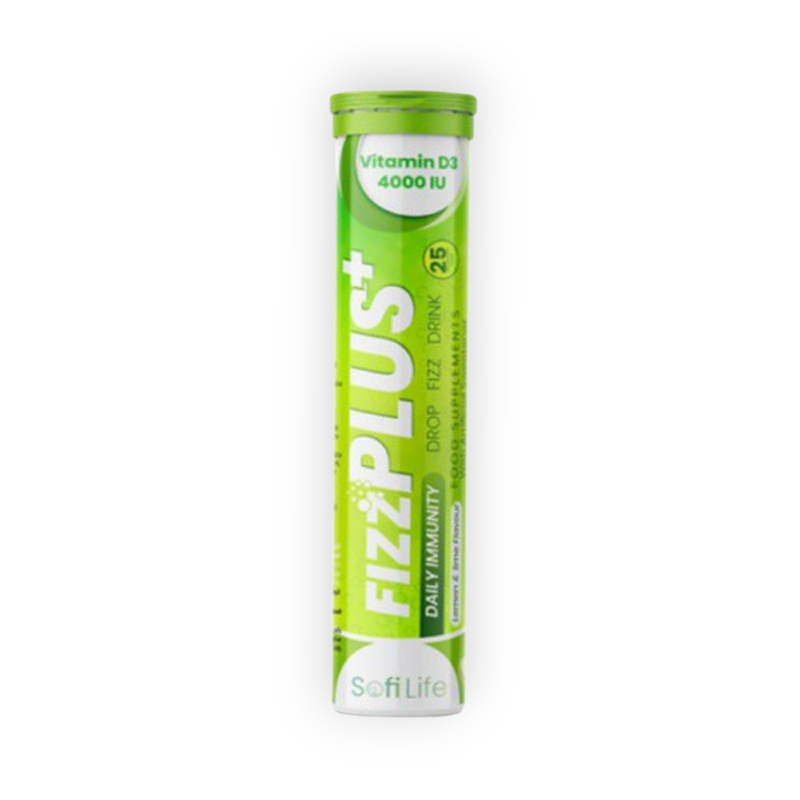 SOFILIFE FIZZ PLUS VITAMIN D3 4000 IU  25 EFF TAB