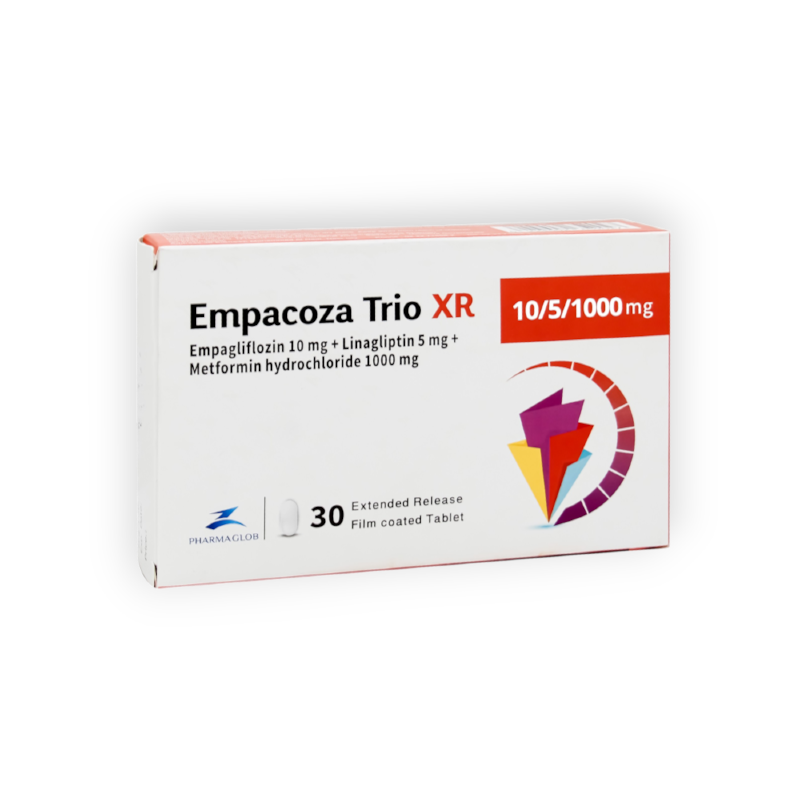 EMPACOZA  TRIO 10 5 1000MG 30 TAB سعر جديد