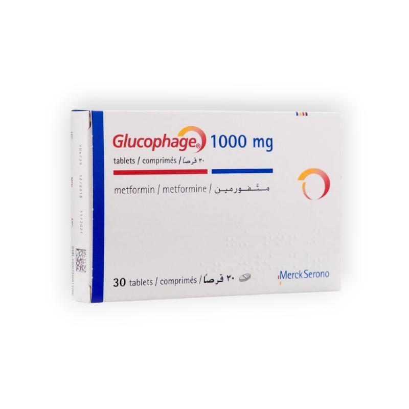 GLUCOPHAGE 1000MG  30TAB مستورد