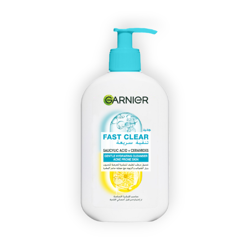 GARNIER FAST CLEAR ACNE CLEANSER 250ML