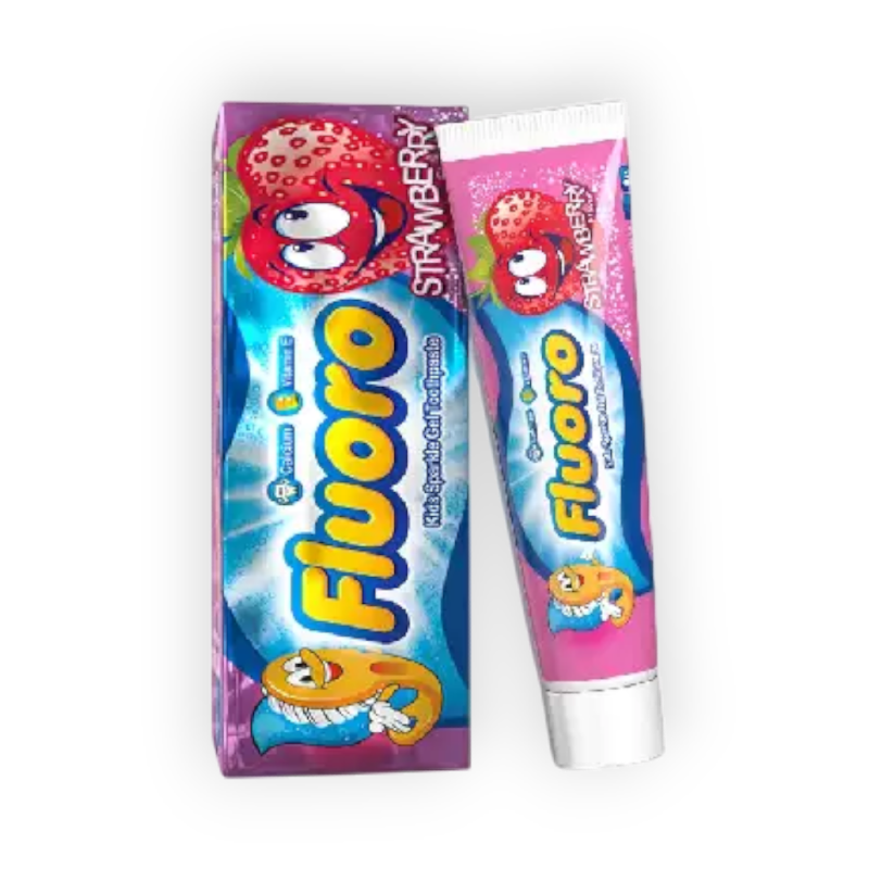 FLUORO KIDS GEL TOOTHPASTE (STRAWBERRY) 50ML