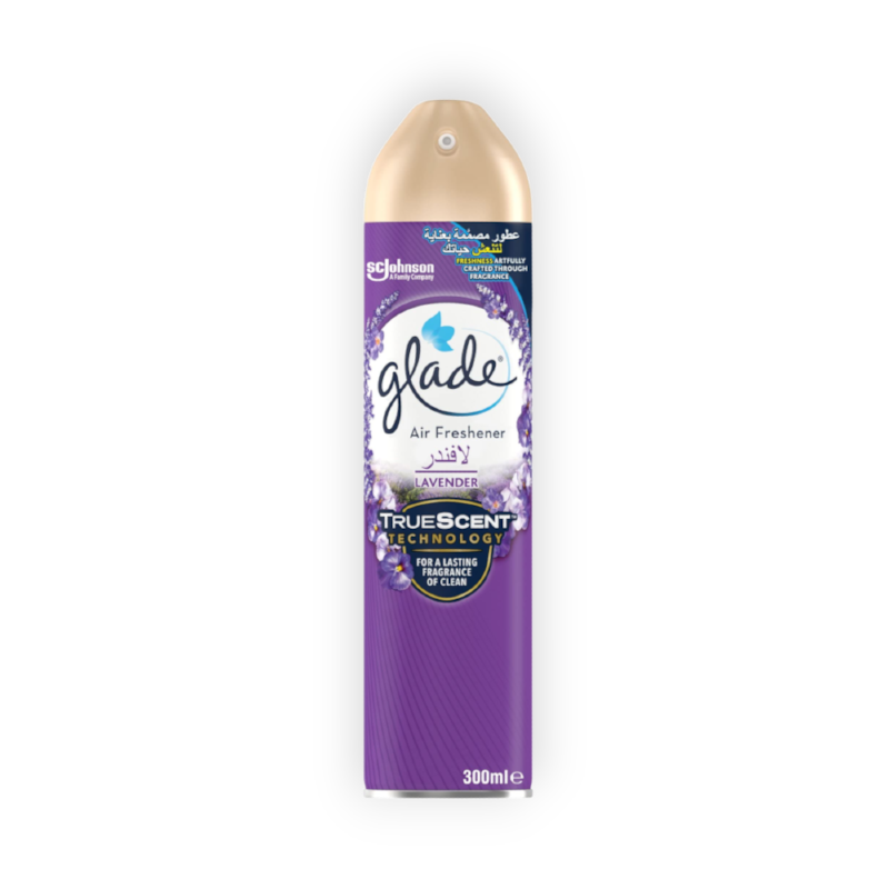 GLADE LEVADER SPRAY 300ML  لافندر