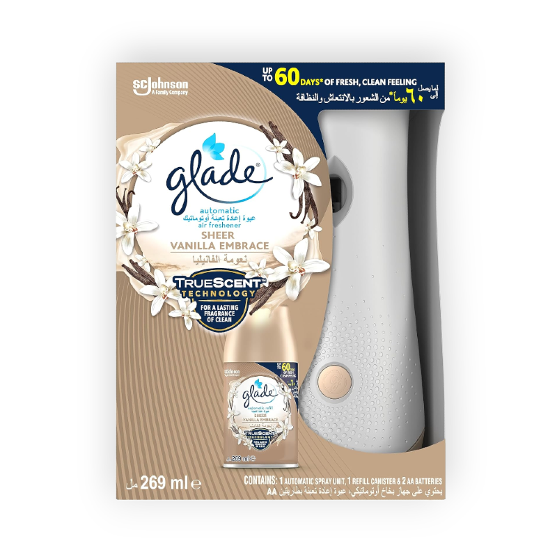 GLADE SHEER VANILLA EMBACE جهاز+غيار
