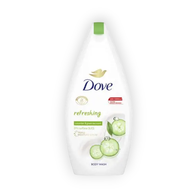 DOVE BODY WASH RINFRESCANTE 450ML مستورد