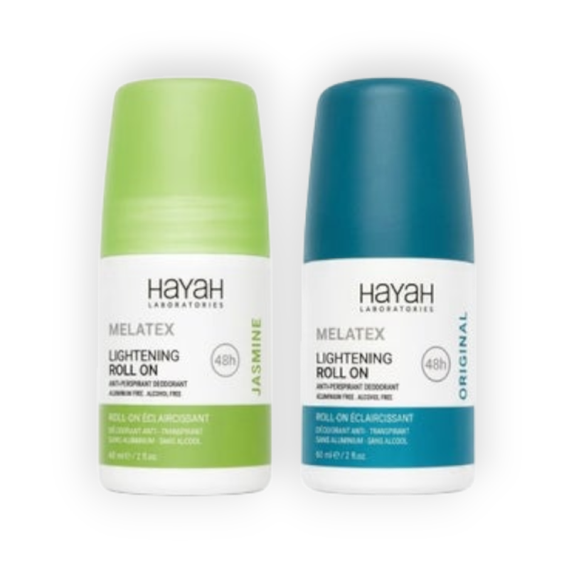 HAYAH MELATEX ROLL ON(ORIG&JASMINE)48H 40ML 1+1