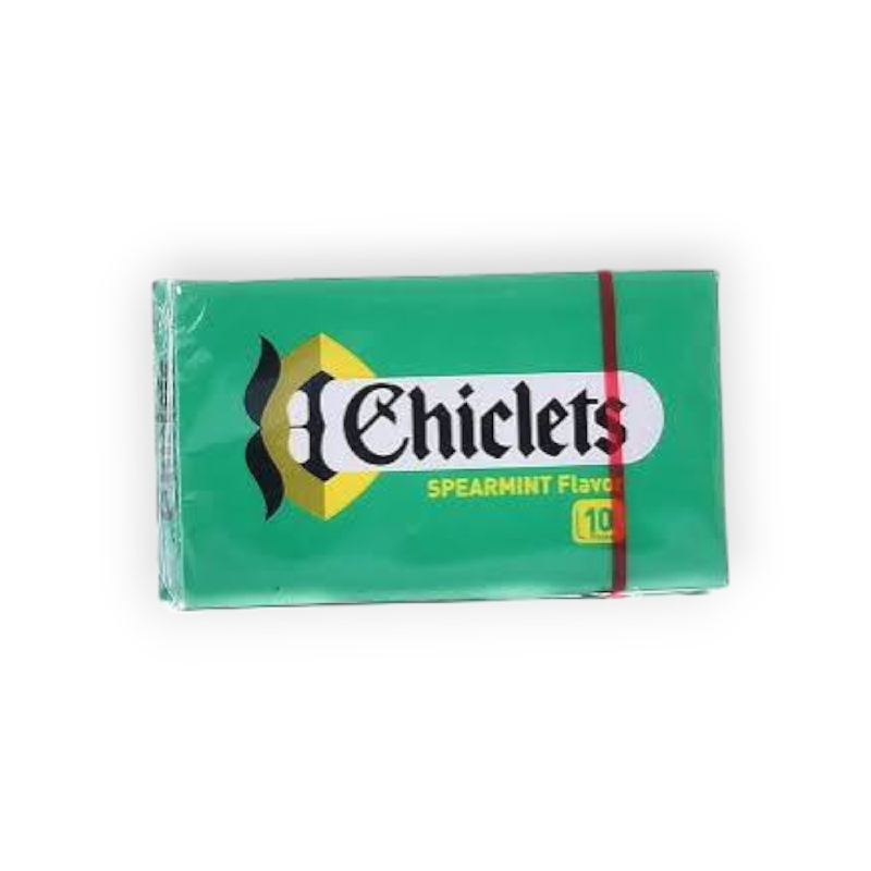 CHICLETS SPEARMINT 10 PIECES اخضر